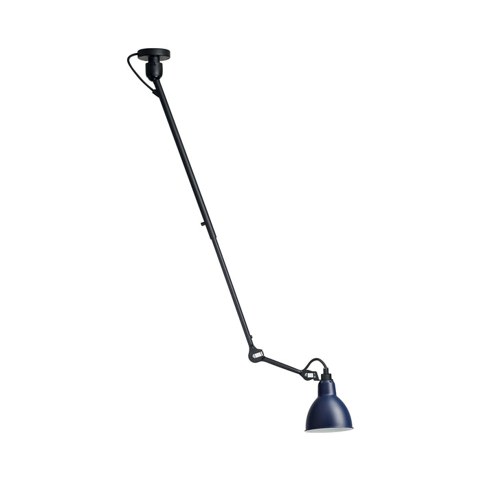 Lampe Gras N°302 LED Pendant Light in Blue (Round Shade).