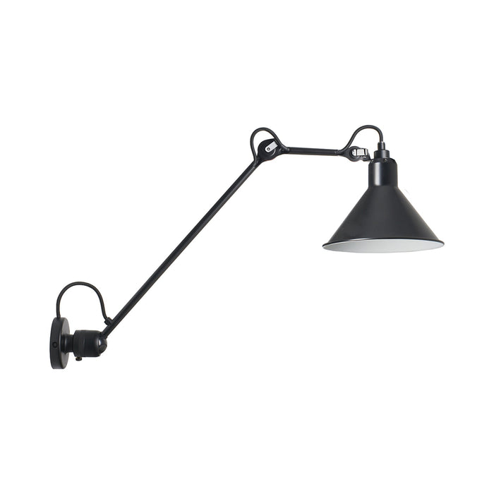 Lampe Gras N°304L40 LED Ceiling / Wall Light in Black (Conic Shade).