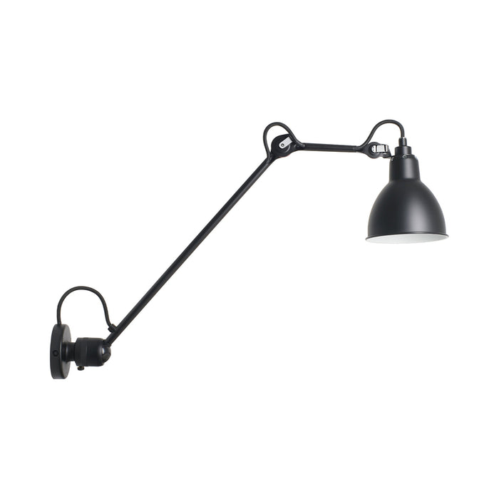 Lampe Gras N°304L40 LED Ceiling / Wall Light in Black (Round Shade).
