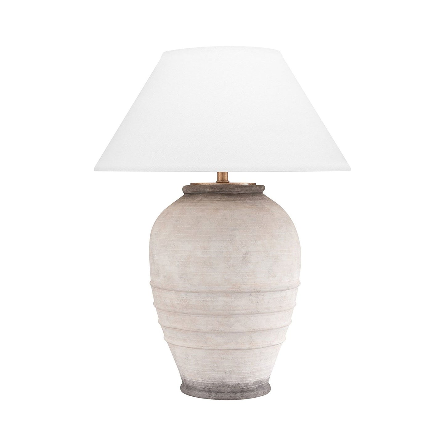 Deactur Table Lamp in Beige.