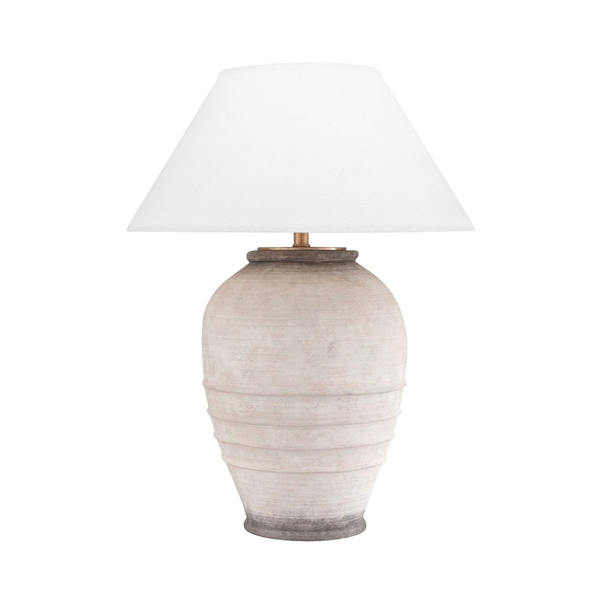 Deactur Table Lamp in Beige.