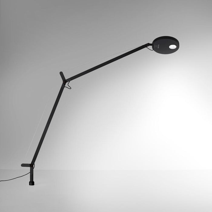 Demetra Classic LED Table Lamp in Anthracite Grey/Inset Pivot (2700K).