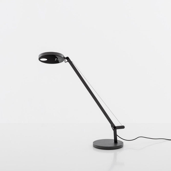 Demetra Micro LED Table Lamp in Anthracite Grey (2700K).