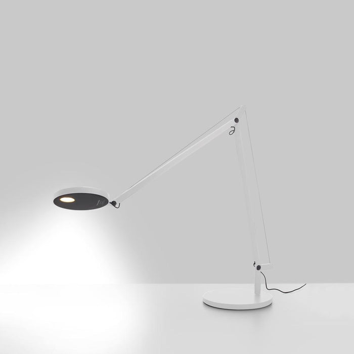 Demetra Classic LED Table Lamp in White/Table Base (2700K).