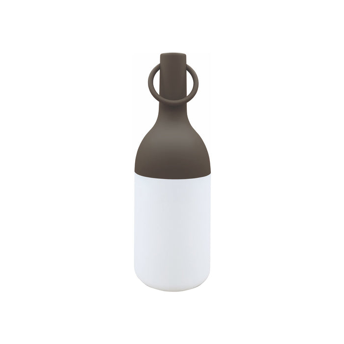ELO Nomad Portable Outdoor LED Table Lamp in Olive Grey (Small).