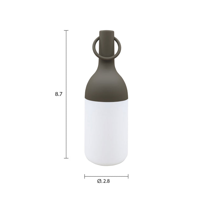 ELO Nomad Portable Outdoor LED Table Lamp - line drawing.