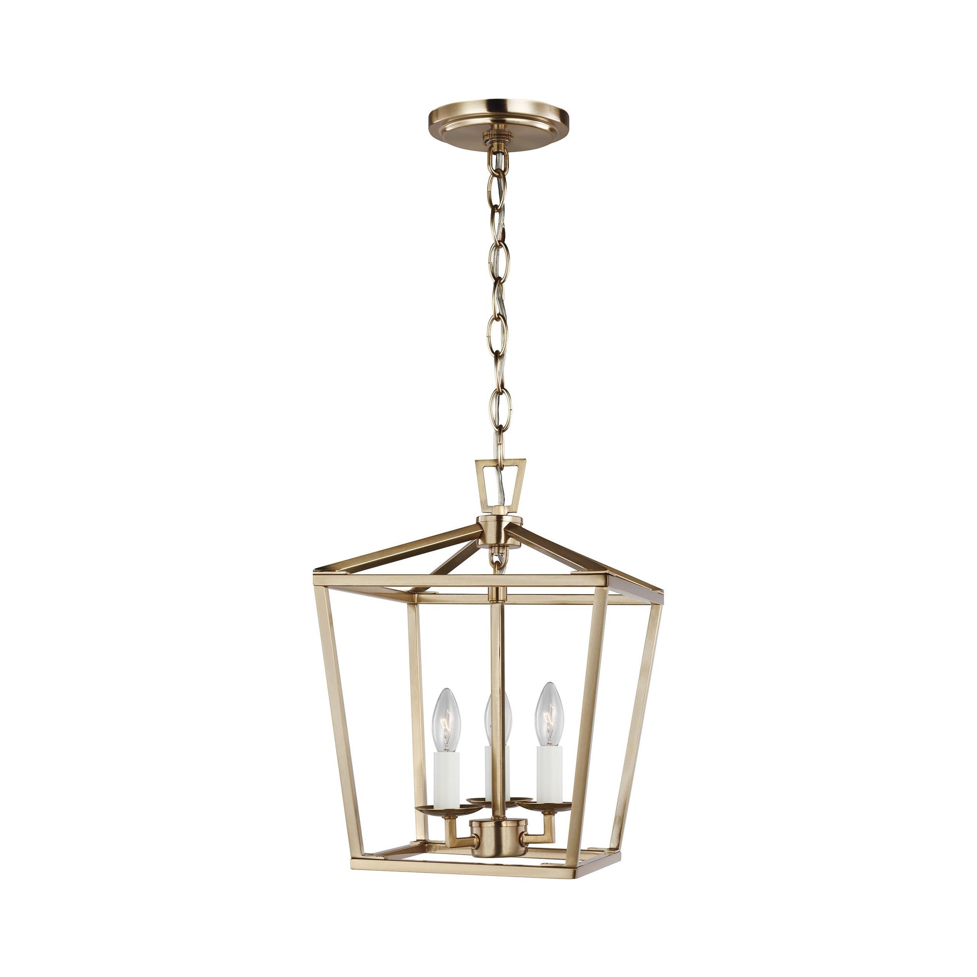 Dianna Pendant Light in Satin Brass (Small).