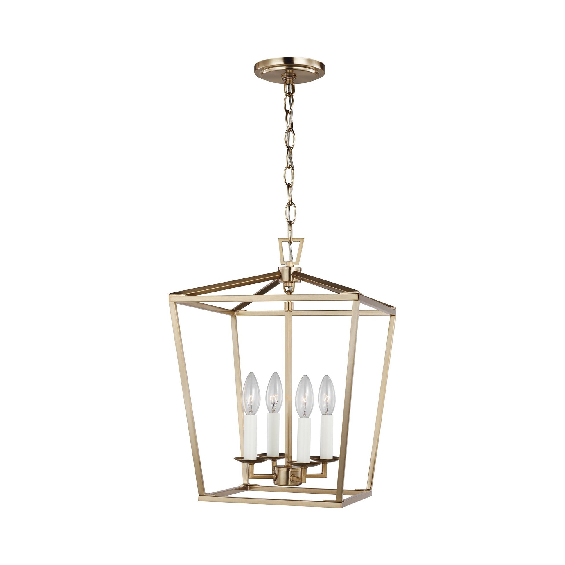 Dianna Pendant Light in Satin Brass (Medium).