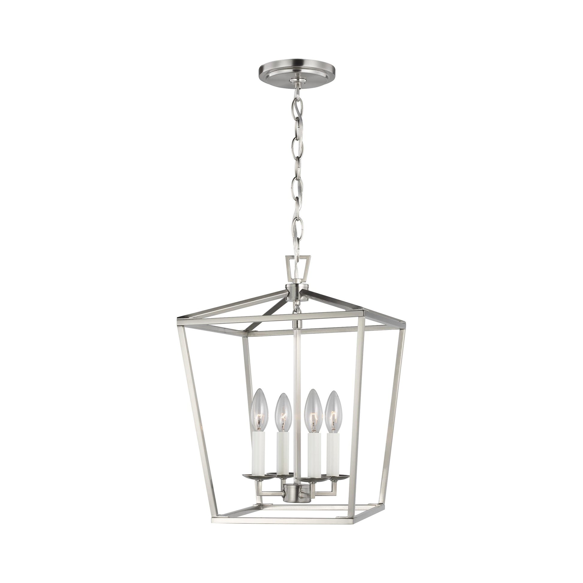 Dianna Pendant Light in Brushed Nickel (Medium).