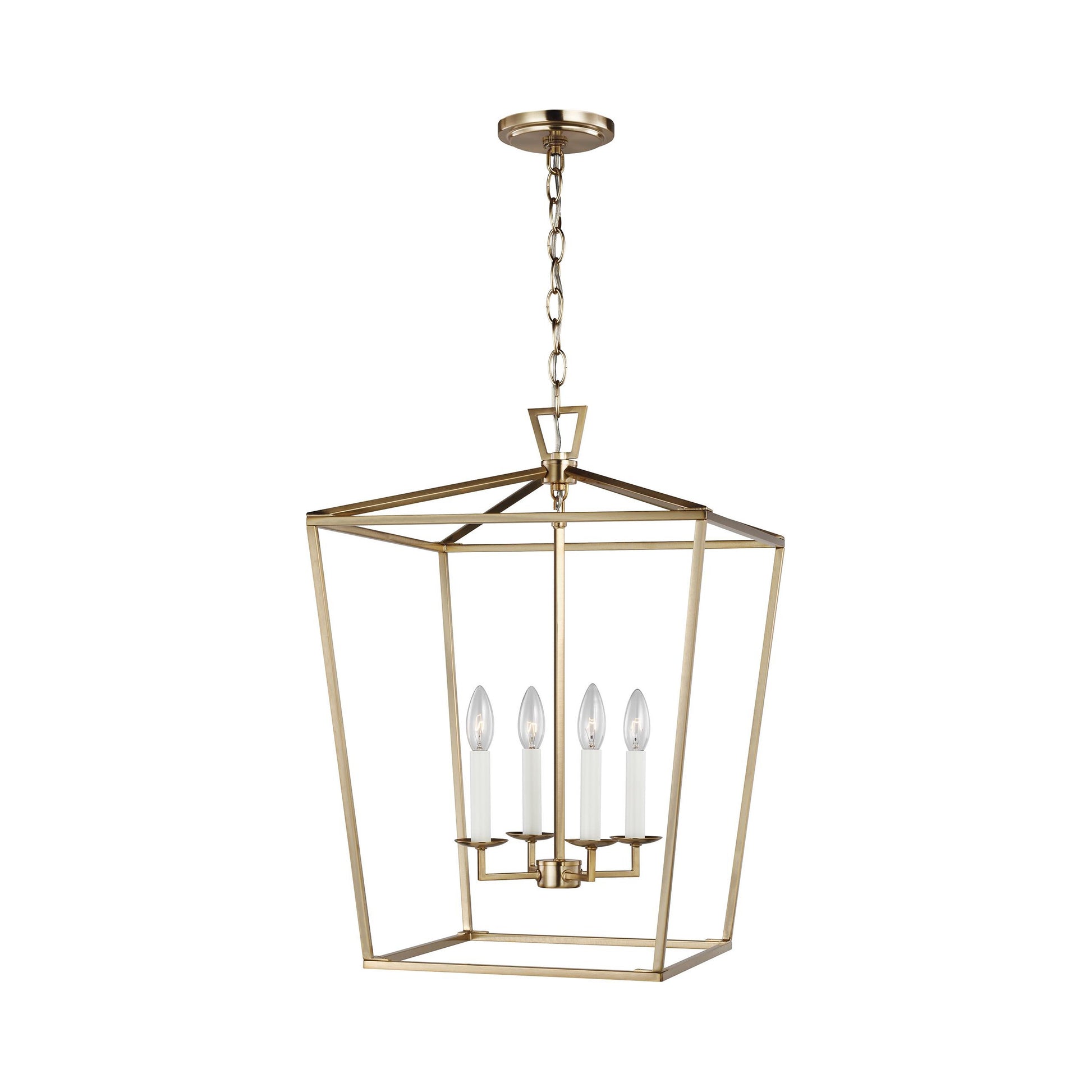 Dianna Pendant Light in Satin Brass (Large).