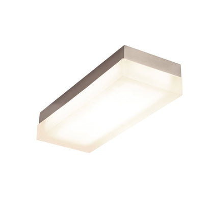 Dice LED Rectangular Flush Mount Ceiling Light (2700K).