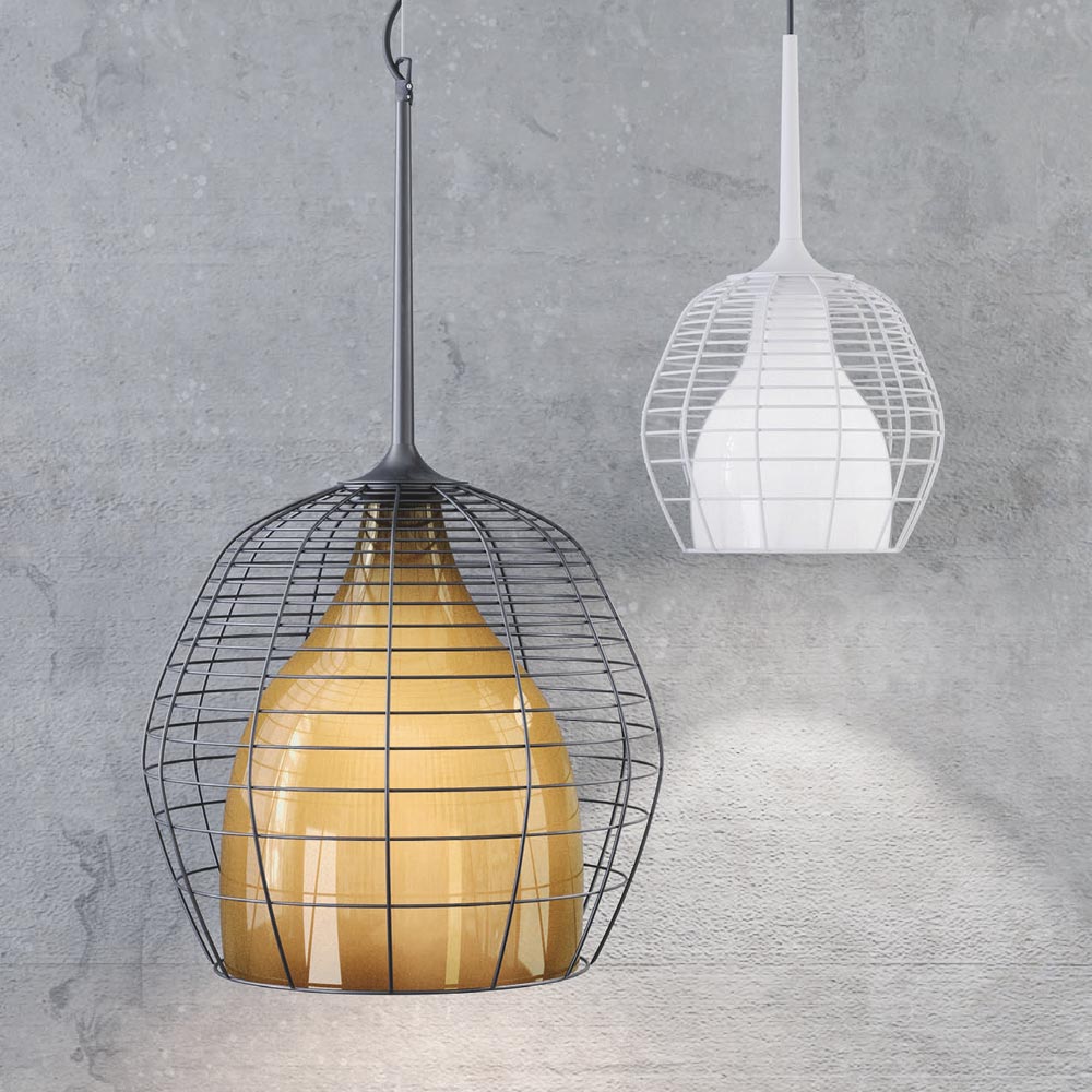 Cage Pendant Light in Detail.