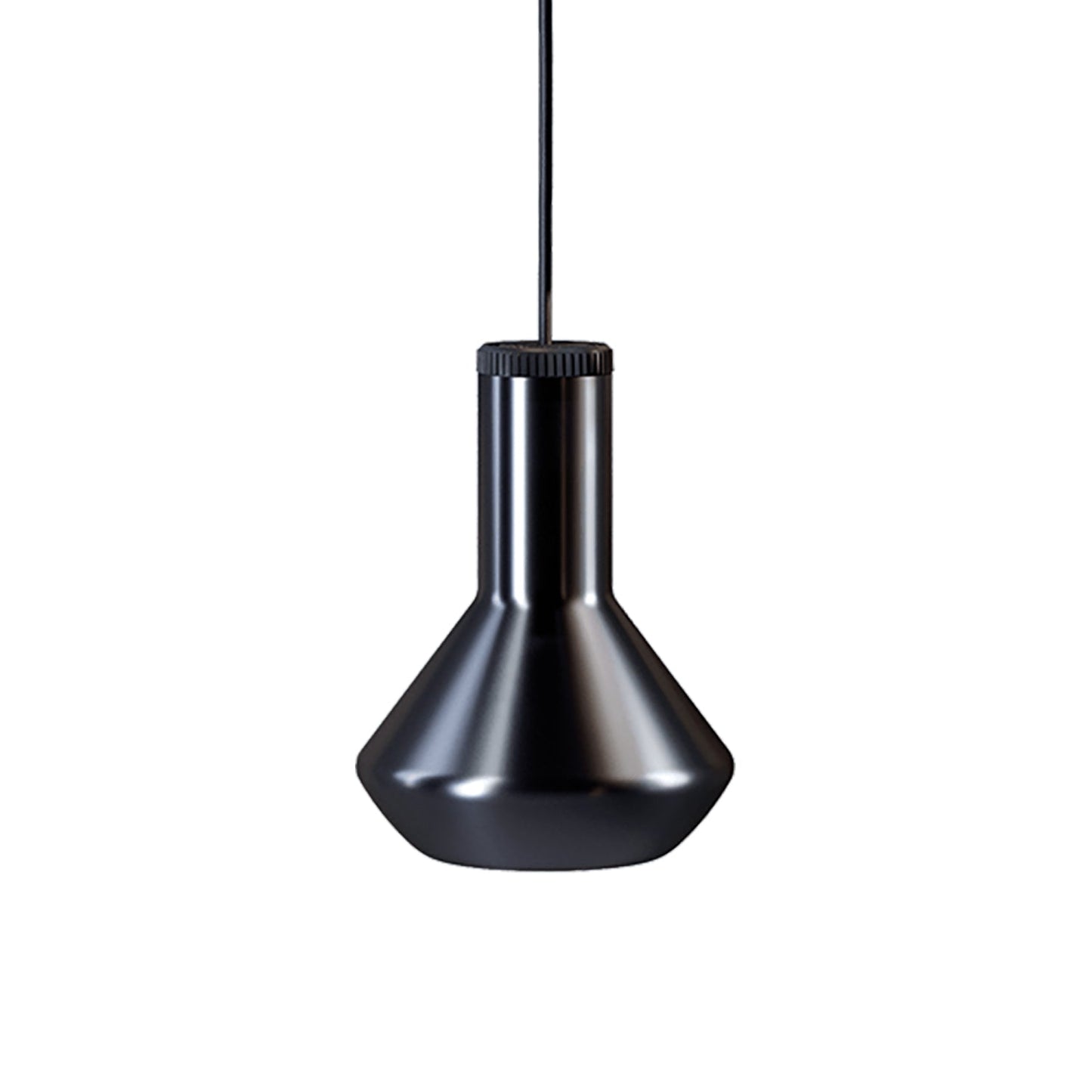 Flask A Pendant Light in Metallic Black.