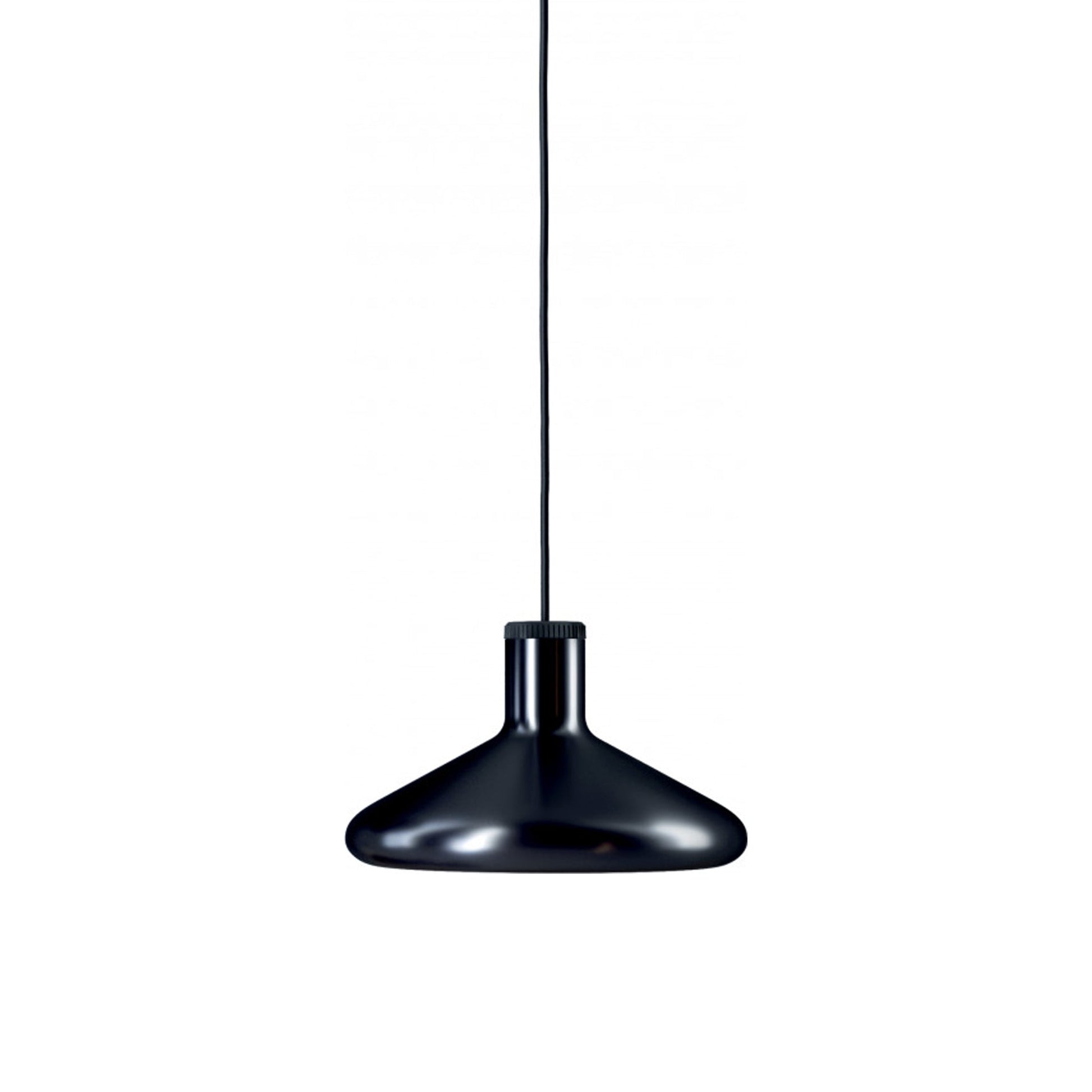 Flask B Pendant Light in Metallic Black.