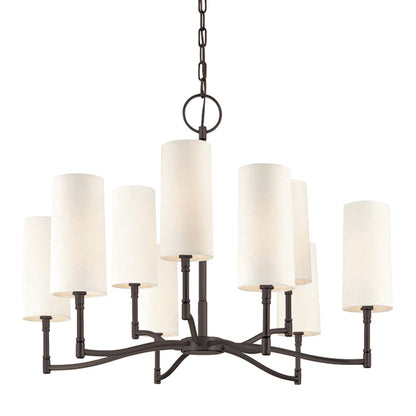 Dillon Chandelier in 9-Light/Old Bronze.