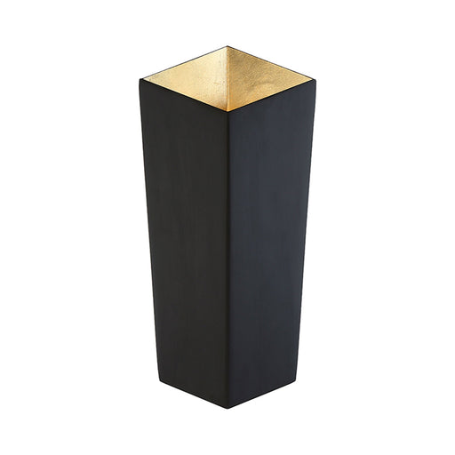 Dink LED Wall Light in Black and Gold.