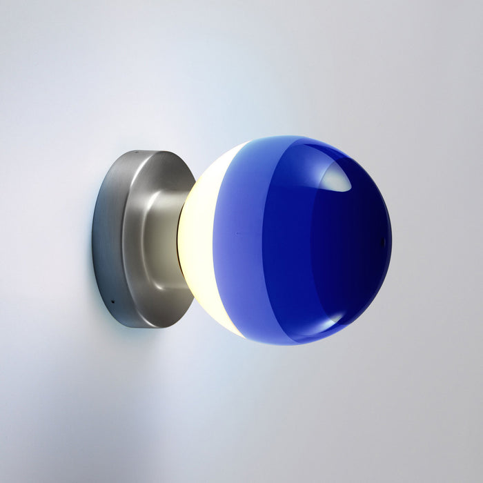 Dipping Light A2 LED Wall Light in Blue/Graphite.