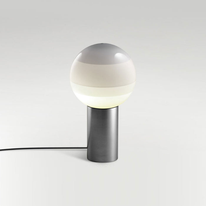 Dipping Light LED Table Lamp in Off White/Graphite (Small).