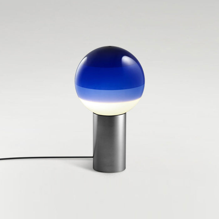 Dipping Light LED Table Lamp in Blue/Graphite (Small).