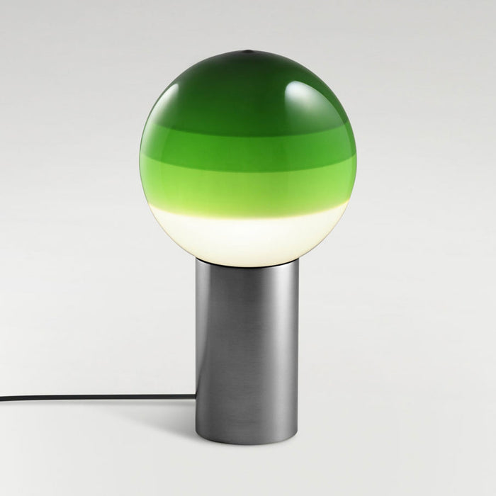 Dipping Light LED Table Lamp in Green/Graphite (Large).