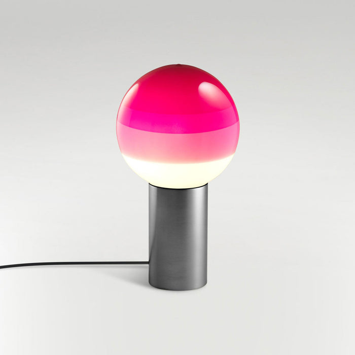 Dipping Light LED Table Lamp in Pink/Graphite (Medium).