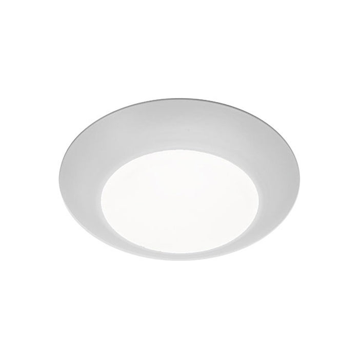 Disc LED Ceiling/Wall Light in White (4-Inch).