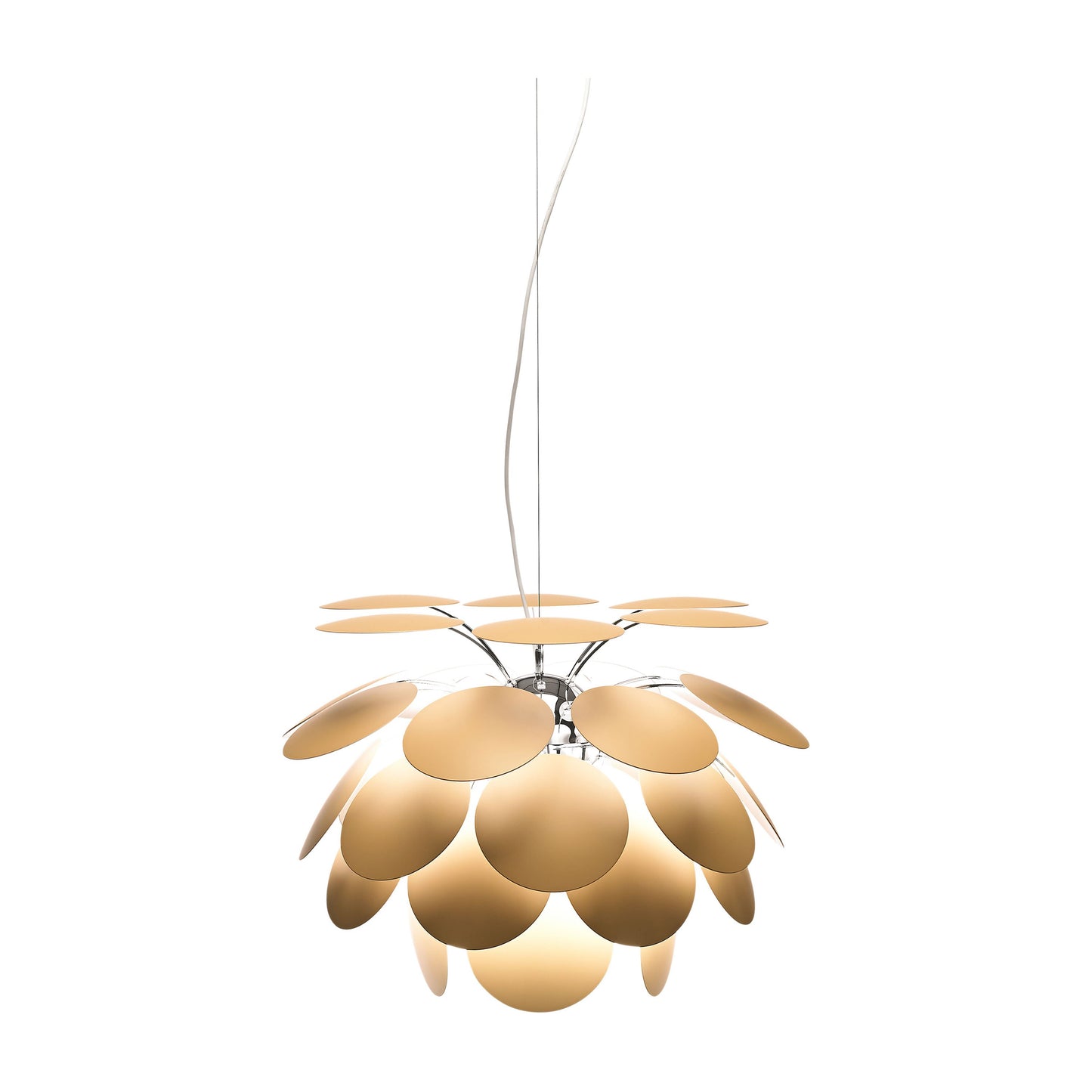 Discoco Pendant Light in Matte Beige (Large).