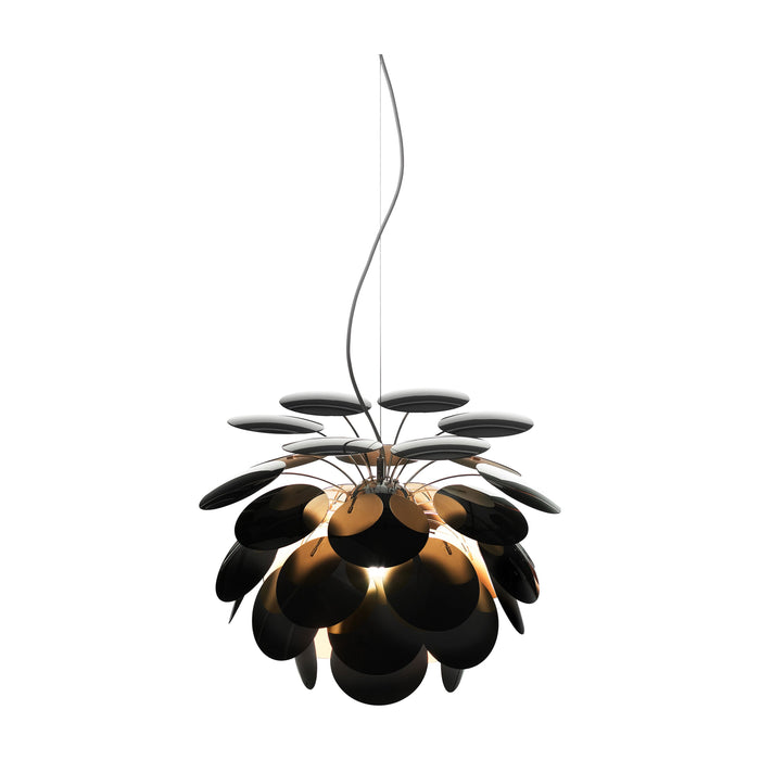 Discoco Pendant Light in Black/Gold (Large).