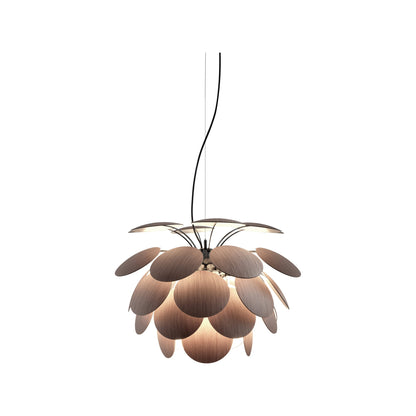 Discoco Pendant Light in American Oak/Black Chrome (Medium).