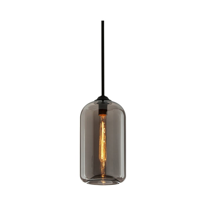 District Pendant Light in Smoke (Small).