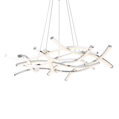 Divergence LED Linear Pendant Light in Detail.