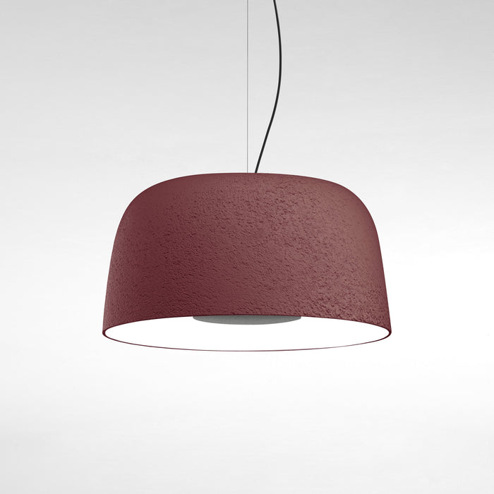 Djembe 42 LED Pendant Light in Red (Large)/TRIAC Dimmer.