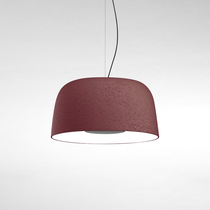 Djembe 42 LED Pendant Light in Red (Small)/TRIAC Dimmer.