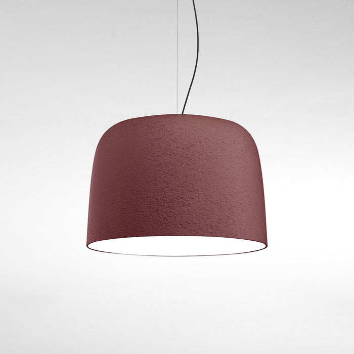 Djembe 65 LED Pendant Light in Red (Large).
