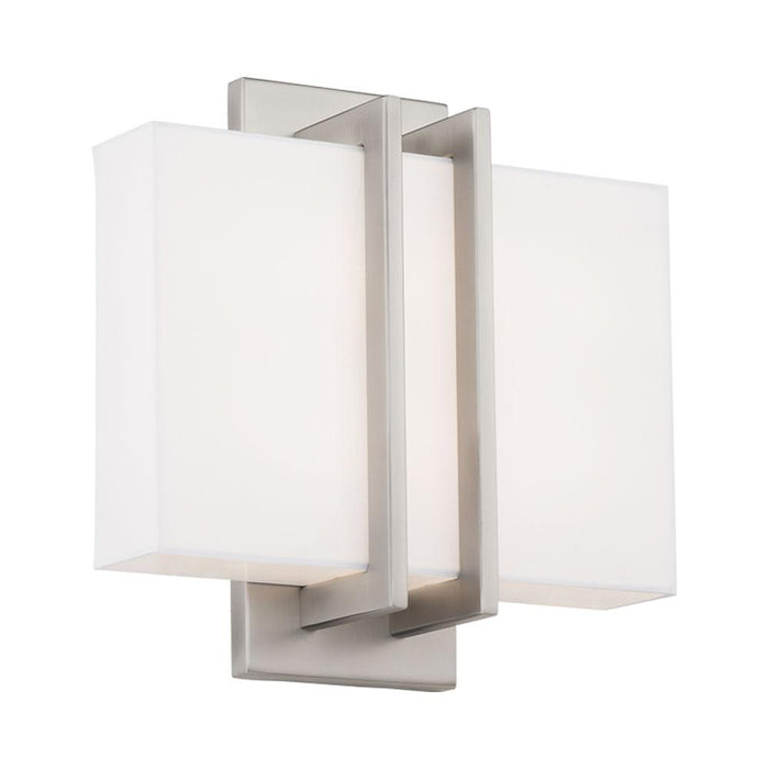 Downton LED Wall Light in 2700K/Brushed Nickel.