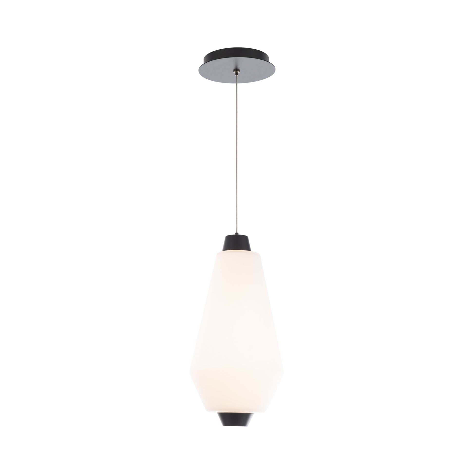 Amelia LED Mini Pendant Light in Black.