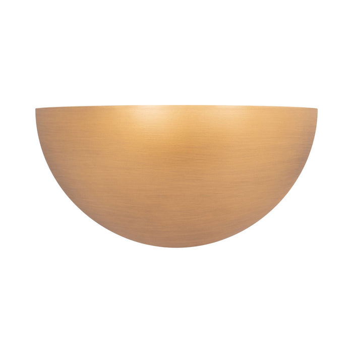 Collette LED Wall Light in Aged Brass.