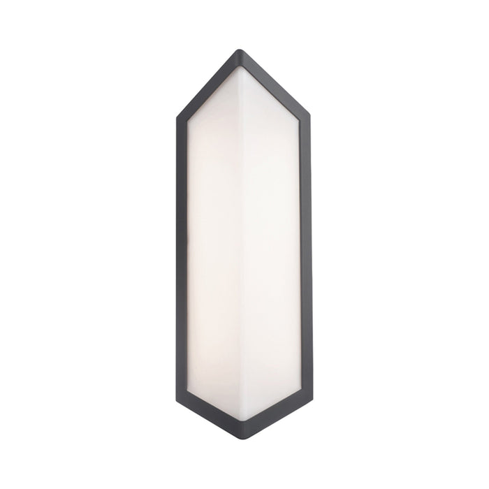 Corte Outdoor LED Wall Light in Black (Large).