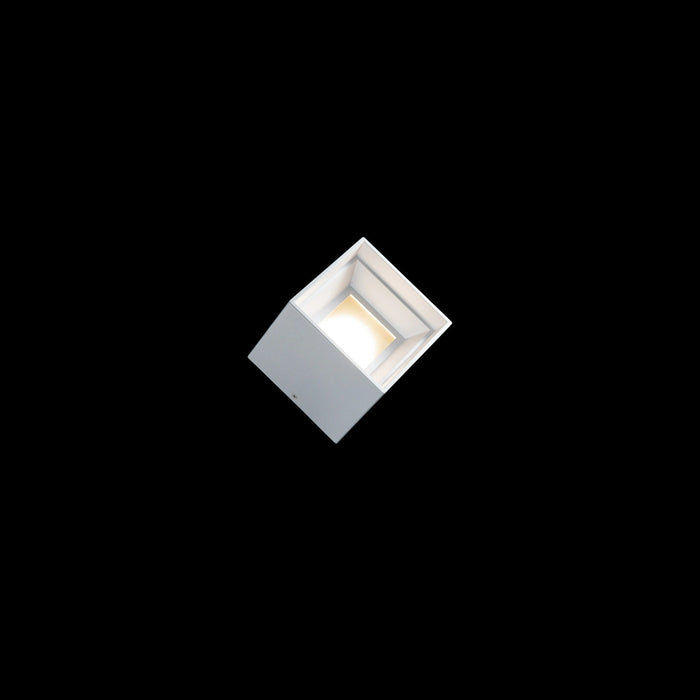 Downtown Outdoor LED Flush Mount Ceiling Light in Detail.