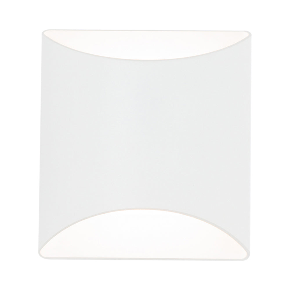 Duet LED Wall Light in White.
