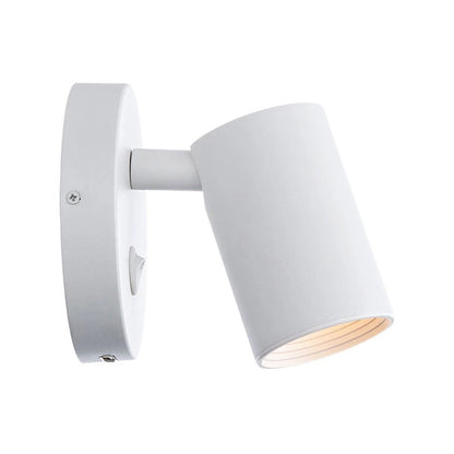 Kepler LED Wall Light in White.