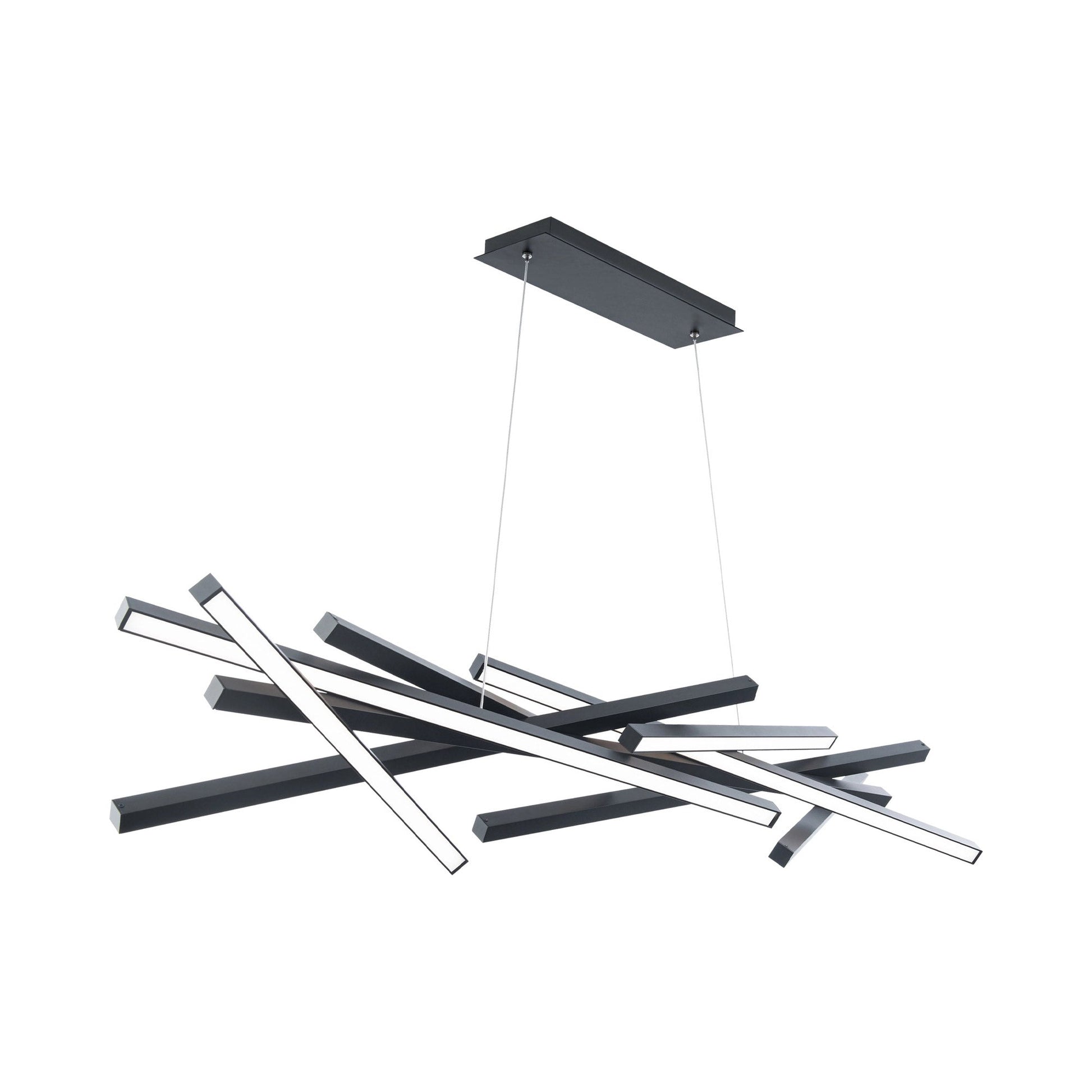 Parallax LED Chandelier in Black (Large).