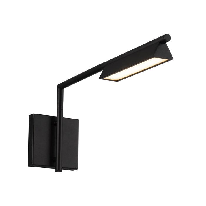 Eero LED Swing Arm Light in Black.