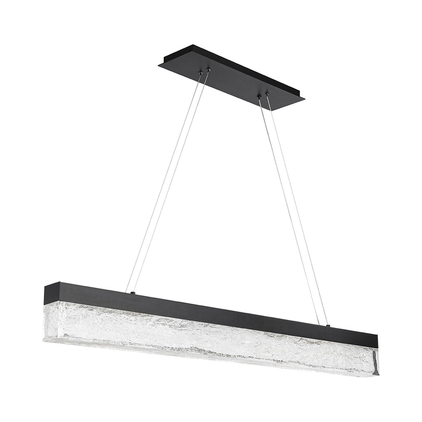 Effercescent LED Pendant Light in Black.