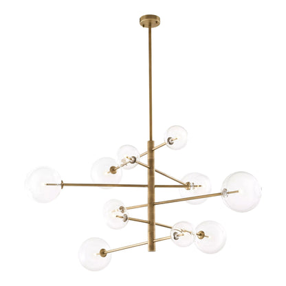 Argento Pendant Light in Antique Brass (Large).