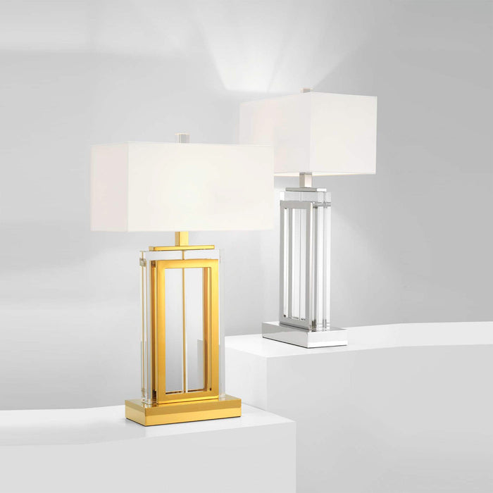 Arlington Crystal Table Lamp in Detail.