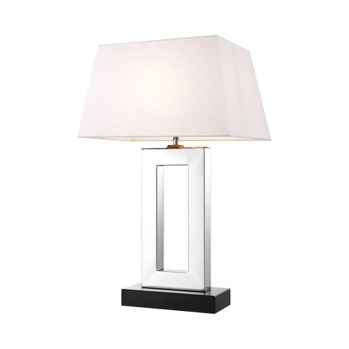 Arlington Table Lamp in Nickel.
