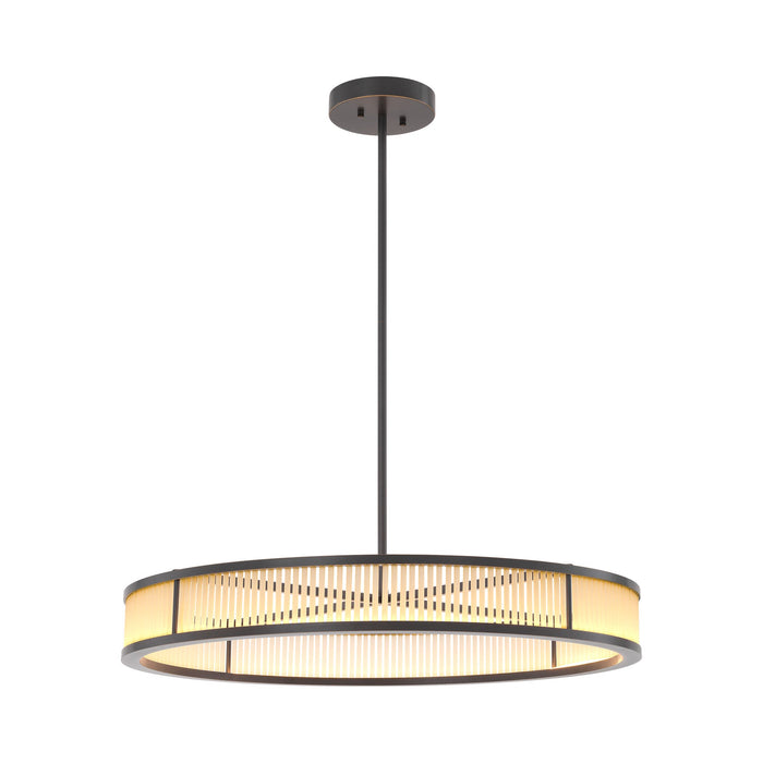 Thibaud LED Chandelier in Bronze Highlight.