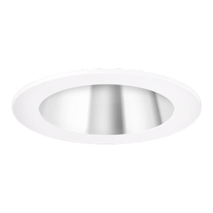 Pex™ 4″ Round Deep Reflector in Chrome/White.