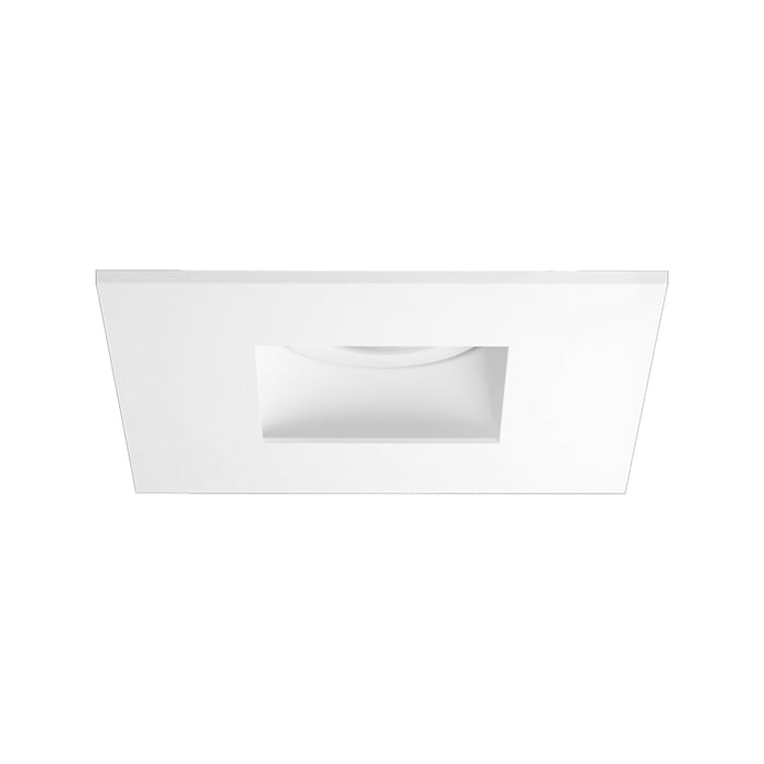 Pex™ 4″ Square Adjustable Pinhole in White.